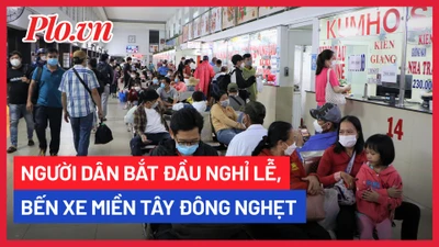 Video: Người dân về quê quá đông, Bến xe Miền Tây cháy vé