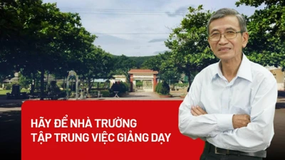 Vụ phụ huynh đe dọa hiệu trưởng: Hãy để nhà trường tập trung việc giảng dạy