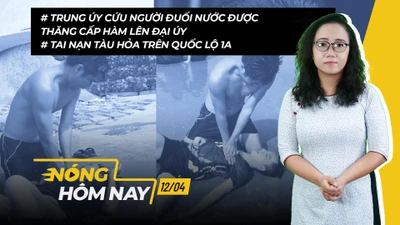 Nóng hôm nay: Trung úy cứu người đuối nước được thăng cấp hàm lên Đại úy