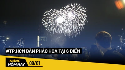 Nóng hôm nay: TP.HCM bắn pháo hoa tại sáu điểm mừng Tết Nguyên đán