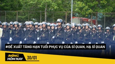 Nóng hôm nay: Bộ Công an đề xuất tăng hạn tuổi phục vụ của sĩ quan, hạ sĩ quan