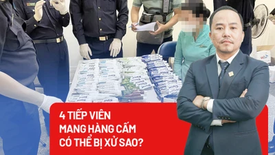 Điều gì đang chờ đợi 4 nữ tiếp viên mang hàng cấm?