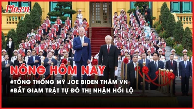 Nóng hôm nay: Hình ảnh cập nhật về chuyến thăm Việt Nam của Tổng thống Mỹ Joe Biden