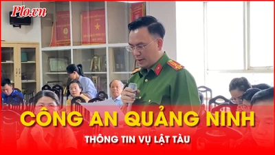 Công an Quảng Ninh thông tin vụ đắm tàu ở Vịnh Hạ Long