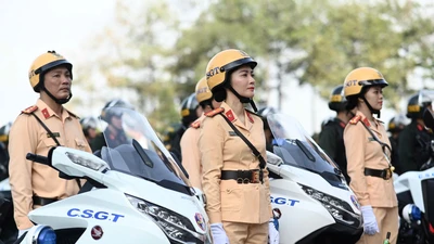 CSGT TP.HCM đồng loạt ra quân bảo đảm trật tự, an toàn giao thông dịp Tết và các sự kiện lớn 