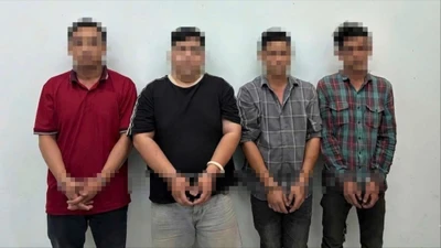 Đánh nhau bằng hung khí tại bãi đá Miền Đông, 4 người bị tạm giữ