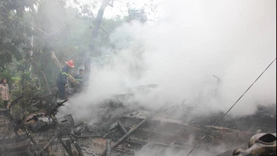 Ngày đầu năm, cháy nhà thiệt hại gần 100 triệu đồng