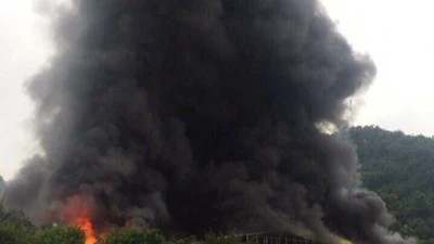 Cháy lớn tại chợ Tân Thanh - Sài Gòn