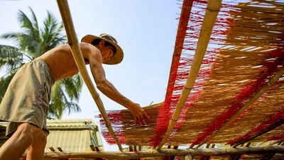 Làng nhang Bình Chánh rực rỡ sắc màu khi vào vụ Tết