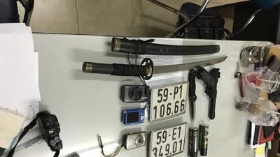 Nhóm cướp giật có vũ khí sa lưới đặc nhiệm