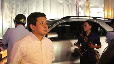 Ông Hải dẹp bãi xe do Đội trật tự đô thị quản lý