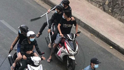 Hai nhóm nổ súng, hỗn chiến ở bờ kè đường Trường Sa