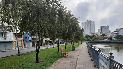 Bị phạt vì câu cá, không đeo khẩu trang ở kênh Nhiêu Lộc