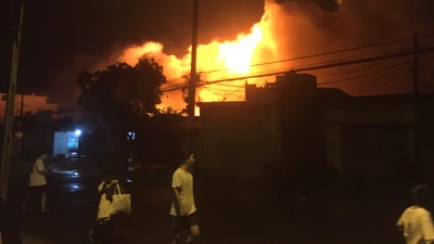 Xưởng hóa chất cháy 4 ngày chưa tắt, dân di tản, vật nuôi chết