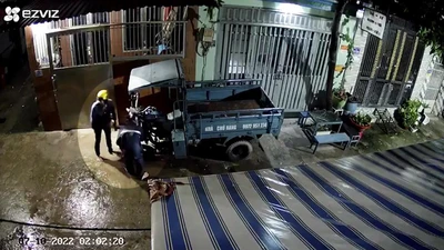 3 thanh niên trộm xe ba gác bất thành do gặp 4 ổ khóa tự chế