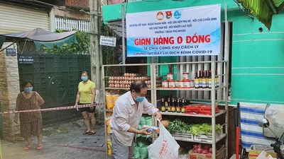 'Chúng tôi rất phấn khởi khi được nhận thực phẩm từ gian hàng 0 đồng'