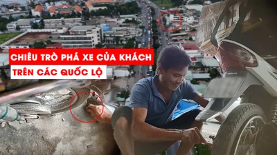 VIDEO ĐIỀU TRA - Kỳ 1: Rạch lốp, phá xe trên Quốc lộ 1, khu cầu vượt Linh Xuân