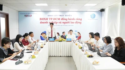 Giao lưu trực tuyến “BHXH TP.HCM đồng hành cùng doanh nghiệp và người lao động”
