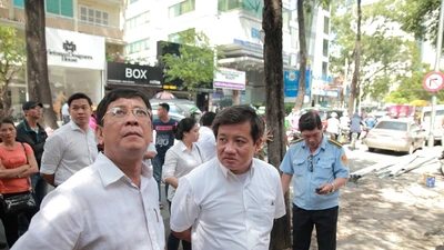 Ông Đoàn Ngọc Hải chỉ đạo cưỡng chế chung cư cũ