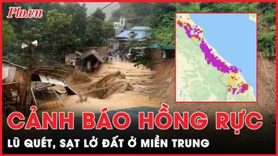 Bão số 4 quét qua: Cảnh báo Miền Trung hồng rực trước nguy cơ lũ quét và sạt lở đất