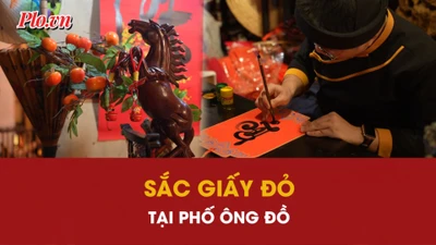 Phố Ông Đồ rộn ràng ngày khai xuân Tết Việt Bính Ngọ 2026