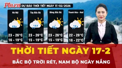 Thời tiết ngày 17-2: Bắc Bộ trời rét, Nam Bộ ngày nắng