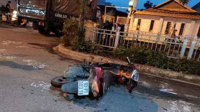 CSGT quận 12 truy tìm người gây tai nạn rồi bỏ lại xe ở hiện trường