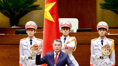 Lễ tuyên thệ nhậm chức của Thủ tướng Lê Minh Hưng