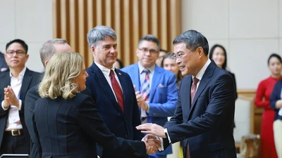 Thủ tướng Lê Minh Hưng làm việc với 52 doanh nghiệp hàng đầu của Mỹ