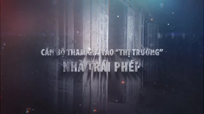 Video: Nhộn nhịp 'thị trường' nhà trái phép ở huyện Nhà Bè