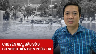 Chuyên gia: Bão số 6 có nhiều diễn biến phức tạp