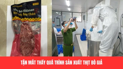 Cận cảnh quá trình sản xuất thịt bò giả tại Công ty thực phẩm Hida
