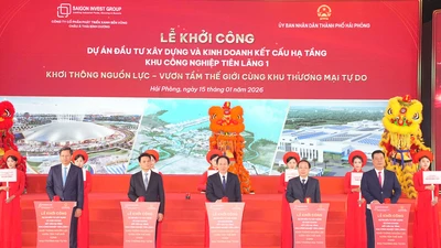 Hải Phòng khởi công 3 dự án gần 20 nghìn tỉ đồng chào mừng Đại hội XIV của Đảng