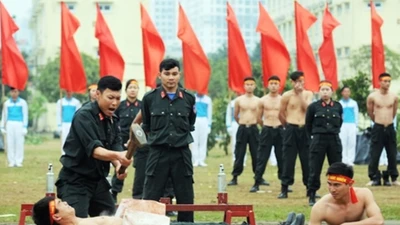 Clip: Cảnh sát đặc nhiệm phô diễn võ thuật, nội công