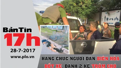 Bản tin 17h: Người dân đốt xe, đánh 2 kẻ trộm chó 
