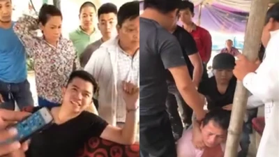 Clip: Xưng công an, còng tay bắt người ở Hà Nội