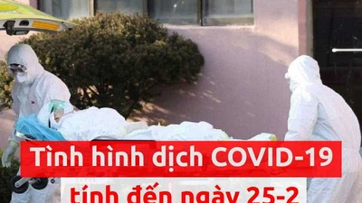 Toàn cảnh dịch COVID-19 ngày 25-2