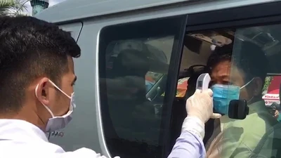 Kiểm tra thân nhiệt tất cả hành khách đến Cần Thơ