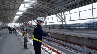 Cận cảnh tuyến metro số 1 Bến Thành - Suối Tiên sắp về đích