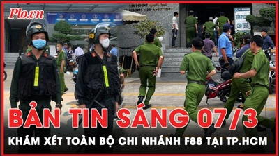Bản tin sáng 7-3: Tự đặt lẵng hoa ghi tên lãnh đạo Đảng mừng khai trương; Khám xét F88 tại TP.HCM