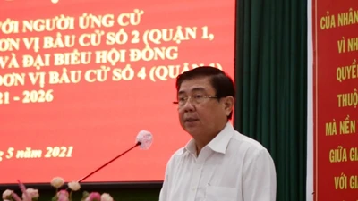 Ông Nguyễn Thành Phong cam kết tận tụy vì sự phát triển của TP