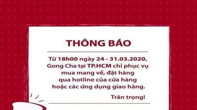 1 số thương hiệu ăn uống nổi tiếng tạm ngưng hoạt động từ 18h