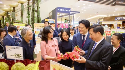 Số lượng mã hàng nông sản, ẩm thực Việt vào siêu thị Nhật Bản tăng gấp đôi