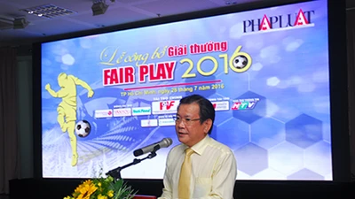 Chính thức công bố giải Fair Play 2016