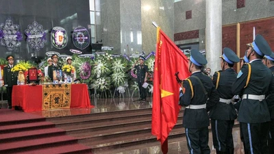 Lễ truy điệu 3 phi công hi sinh khi làm nhiệm vụ