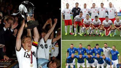 3 đội tuyển đi vào lịch sử Euro: Đức và Ý 2 lần, bất ngờ Ba Lan