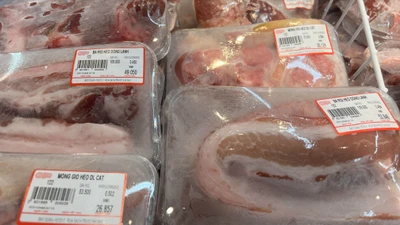 8 tháng đầu năm, Việt Nam chi 274,78 triệu USD nhập khẩu thịt heo đông lạnh