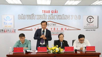 'Tổ ấm tôi mơ': Trao giải bài viết xuất sắc nhất tháng 7 và tháng 8