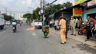 Video: Truy tìm chiếc xe container đã cán tử vong thanh niên đi xe máy