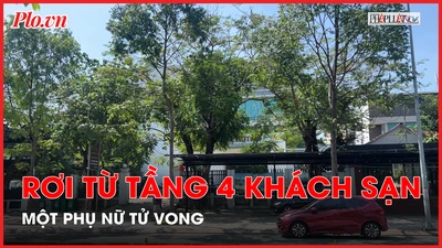 Video: Một phụ nữ rơi từ tầng 4 khách sạn xuống tử vong